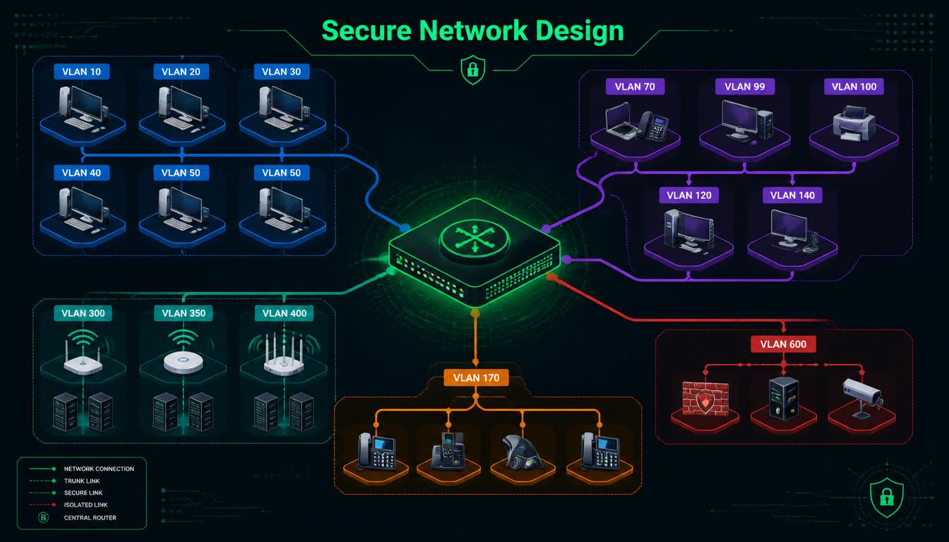 Diagrama de red segura